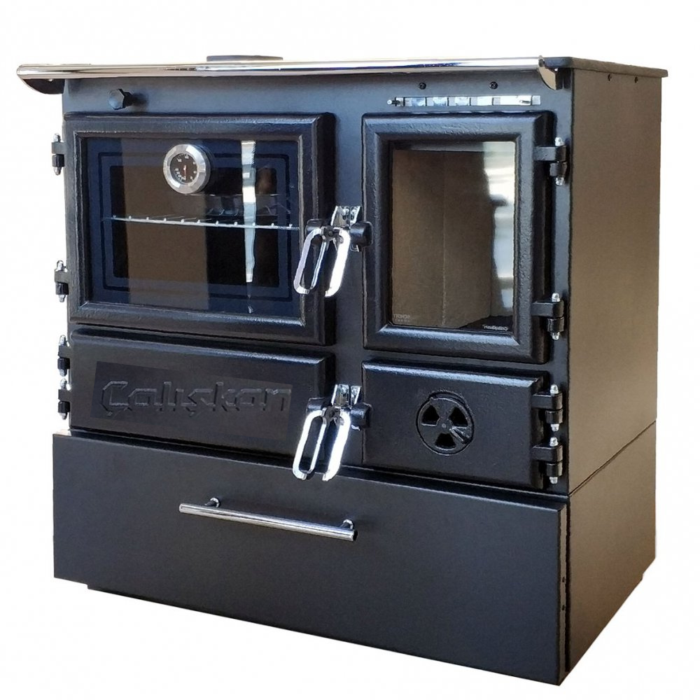 Sporák na tuhá paliva GURMET-BOX L - černý