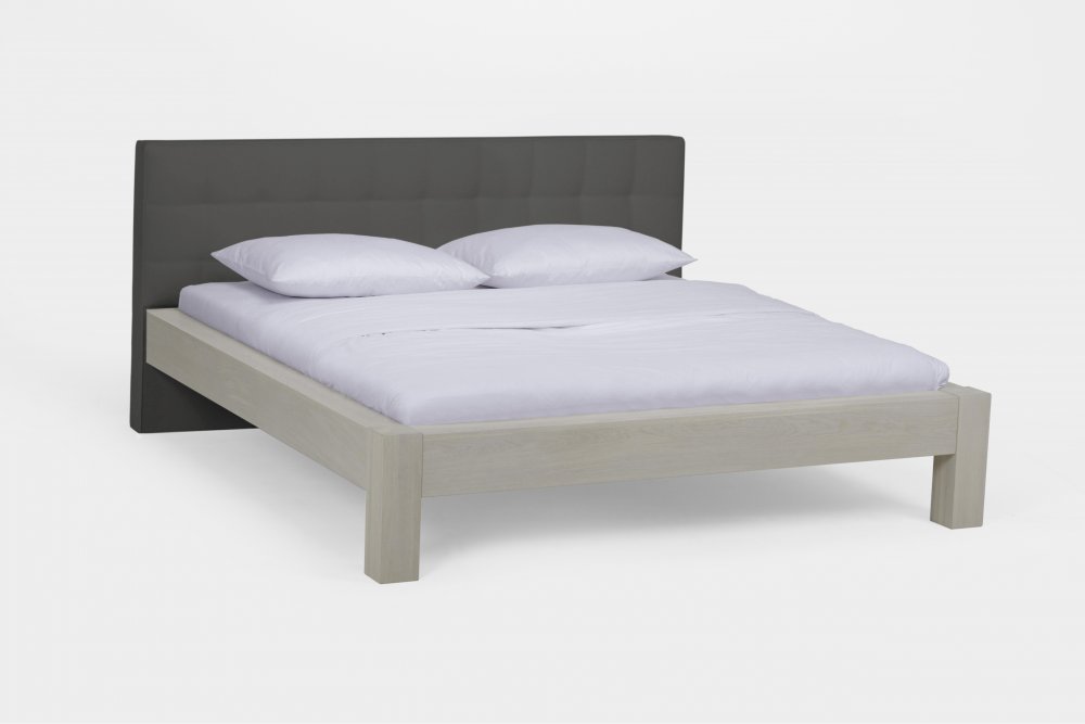 Dvoulůžková postel Select Standart system 381.KT - (masivní divoký dub - bílá) Dvoulůžková postel Select Standart system 381.KT - (masivní divoký dub - bílá)