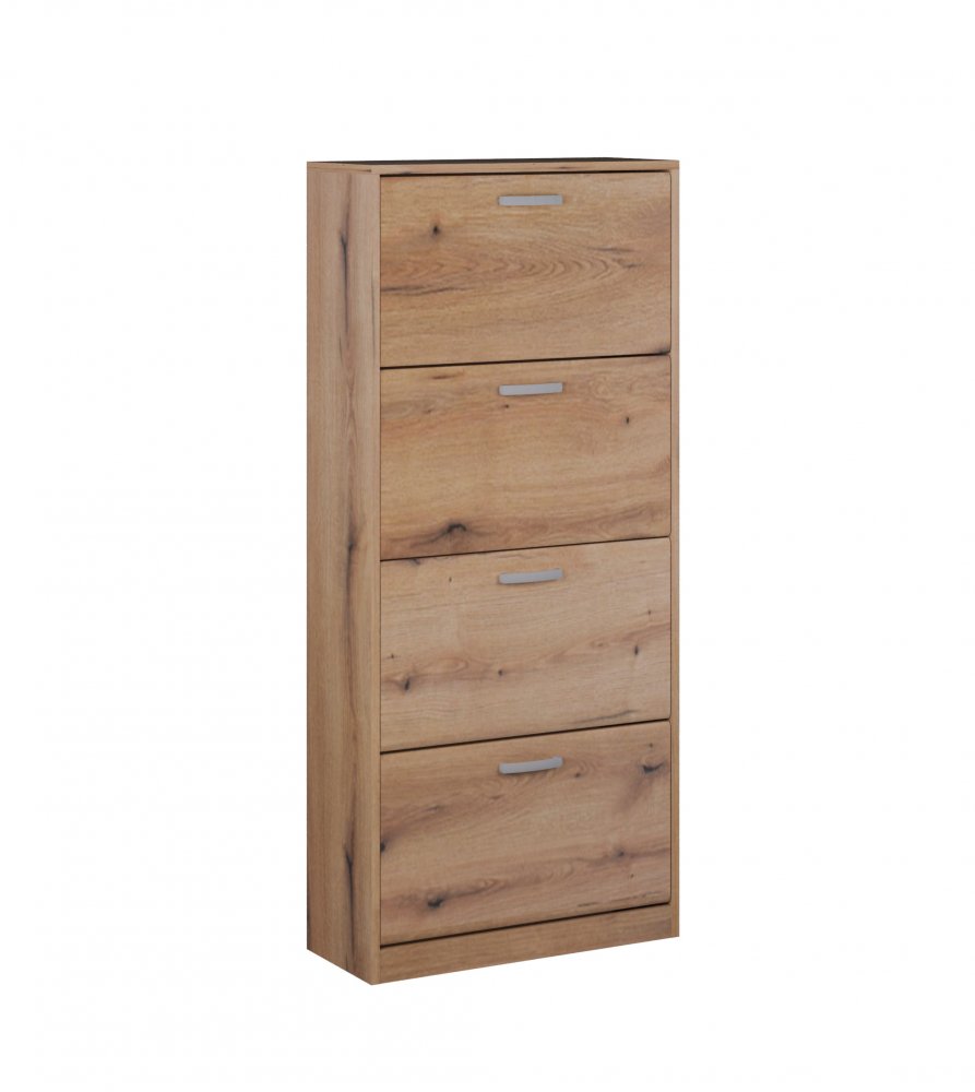 Levně Botník ODISEJ 4V - dub artisan