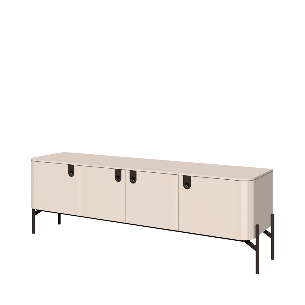 Levně TV komoda RONDO - TV180-4K/RO - Cashmere lak mat