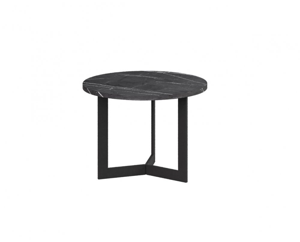 Konferenční stolek SATURN 50 - mramor černý
