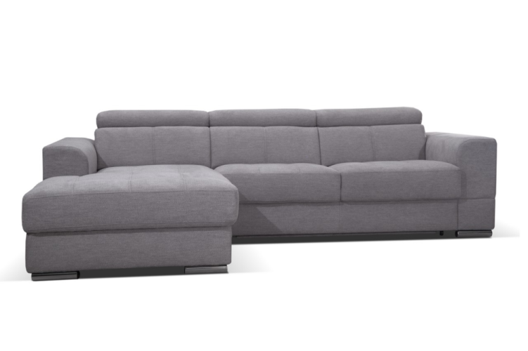 Rohová sedací souprava BRISEL - šedá