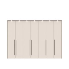 Sestava skříní s rámem a osvětlením OPERA - P7B/OP - Cashmere lak mat