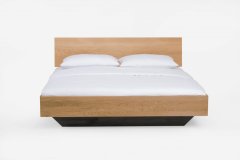 Dvoulůžková postel Cloud system 360.KT 160 cm - masivní divoký dub - med