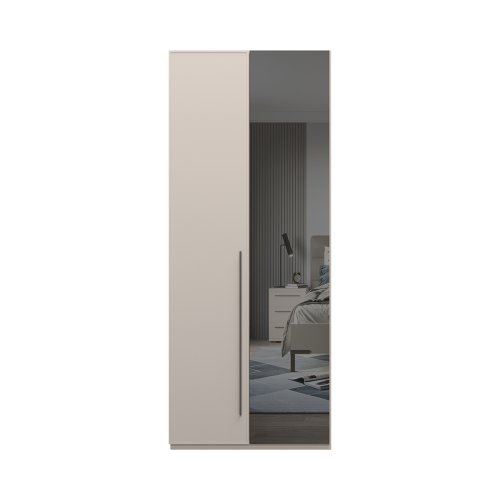 Přídavná skříň se zrcadlem OPERA - DP2-1OG/OP - Cashmere lak mat