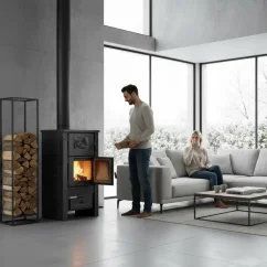 PRO-TERMO Krbová kamna TAURUS CERAMIC - černá