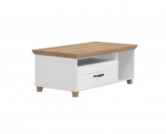 Konferenční stolek CONTEMPO - dub artisan/bílá