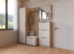 Předsíňová sestava SMART - canella/kašmír