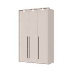 Sestava skříní s rámem a osvětlením OPERA - P3B/OP - Cashmere lak mat