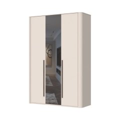 Skříň se zrcadlem a osvětlením RONDO - P3R-1OG/RO - Cashmere lak mat