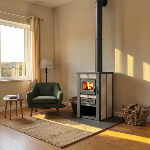 PRO-TERMO Krbová kamna ALPINA CERAMIC - béžová