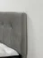 Čalouněná postel MIRA s matrací - šedá