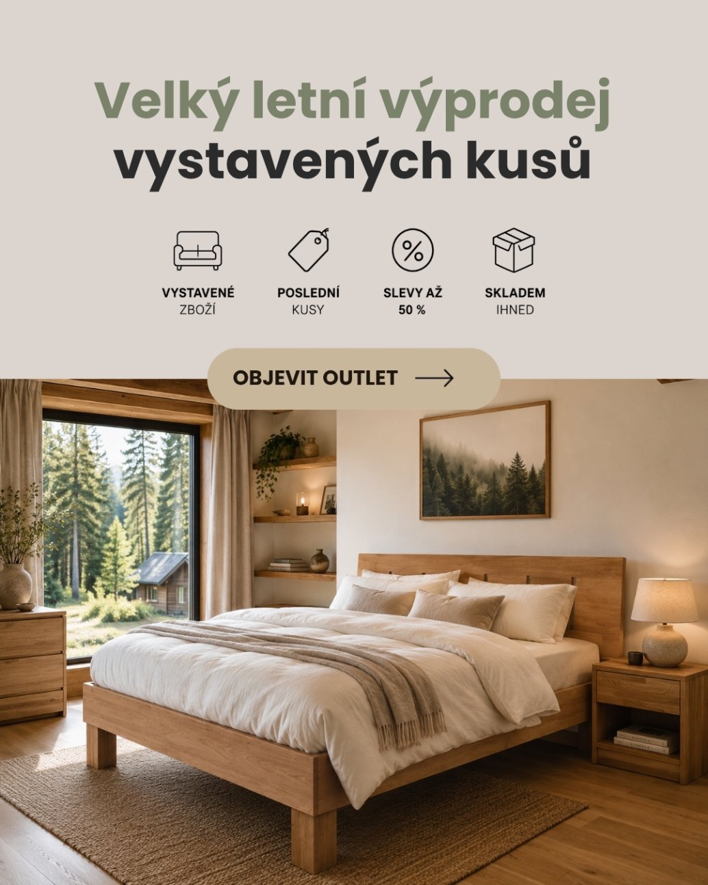 Výprodej vystavených kusů