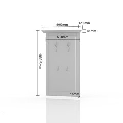 Předsíňový panel EVERGREEN CLK - slonová kost