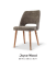 Pure Furniture - židle Joyce - dřevěné nohy