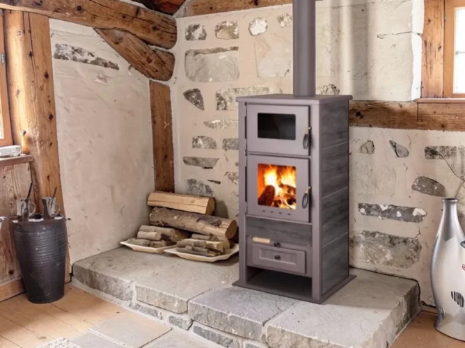 PRO-TERMO Krbová kamna TAURUS CERAMIC - černá