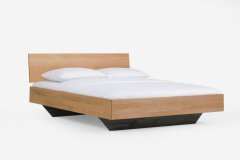 Dvoulůžková postel Cloud system 360.KT 160 cm - masivní divoký dub - med