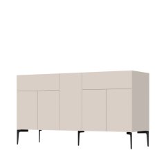 Komoda SKY45 K150-5K2F/S45 - dub tobacco/matný efekt kašmír