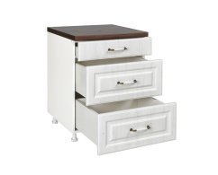 Spodní skříňka Rustic D60 3F B - bílá