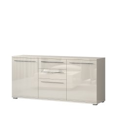 Komoda PIANO K150-3K2F/PN béžová lesk Komoda PIANO K150-3K2F/PN béžová lesk