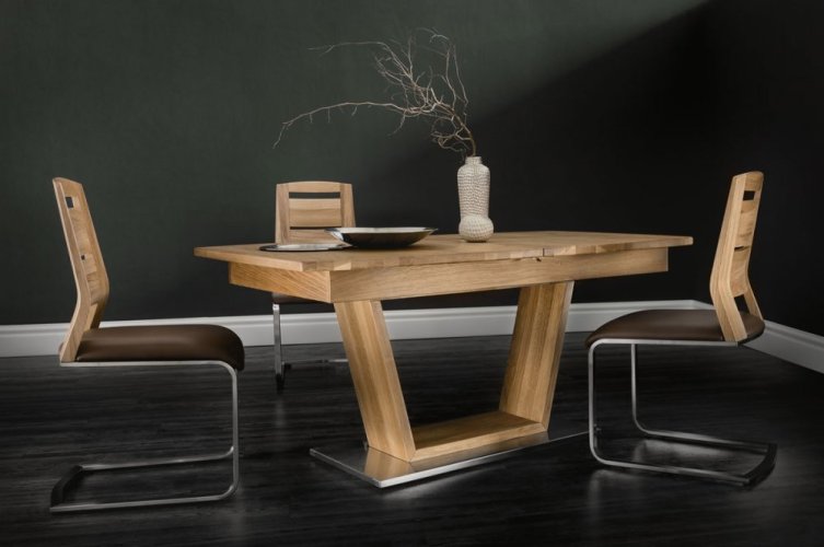 Vystavený jídelní stůl PINOT 160 x 90 cm– dub lak