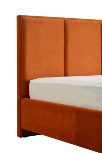 Čalouněná postel CESTO - oranžová