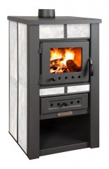 PRO-TERMO Krbová kamna ALPINA CERAMIC - bílá