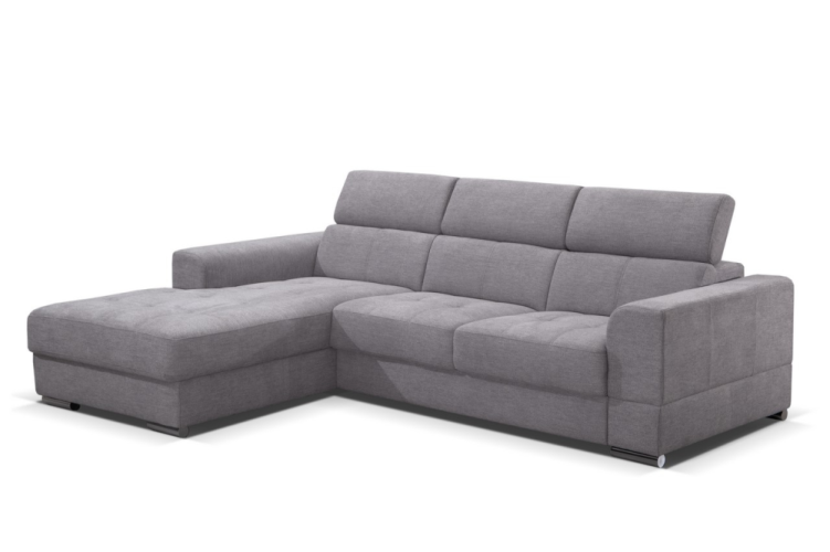 Rohová sedací souprava BRISEL - šedá