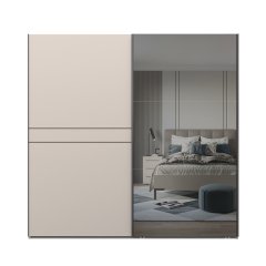 Skříň se zrcadlem OPERA - PK231-OG/OP - Cashmere lak mat