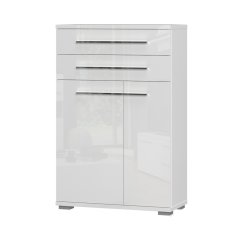 Botníková komoda PIANO CPL22 - bílá lesk
