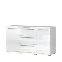 Komoda PIANO - K23/PN bílá lesk