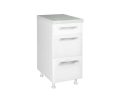 Spodní skříňka IN MDF D40 3F B - bílá lesk