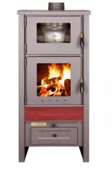 Krbová kamna TAURUS CERAMIC - červená