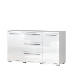 Komoda PIANO - K23/PN bílá lesk