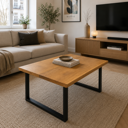 Vystavený jídelní stůl NEVADA WALLIS 120 × 90 cm – masivní dub olej