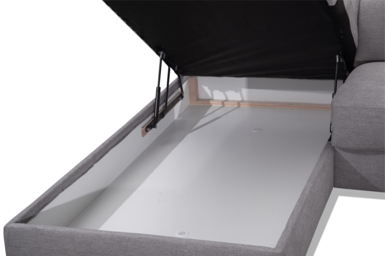 Rohová sedací souprava BRISEL - šedá