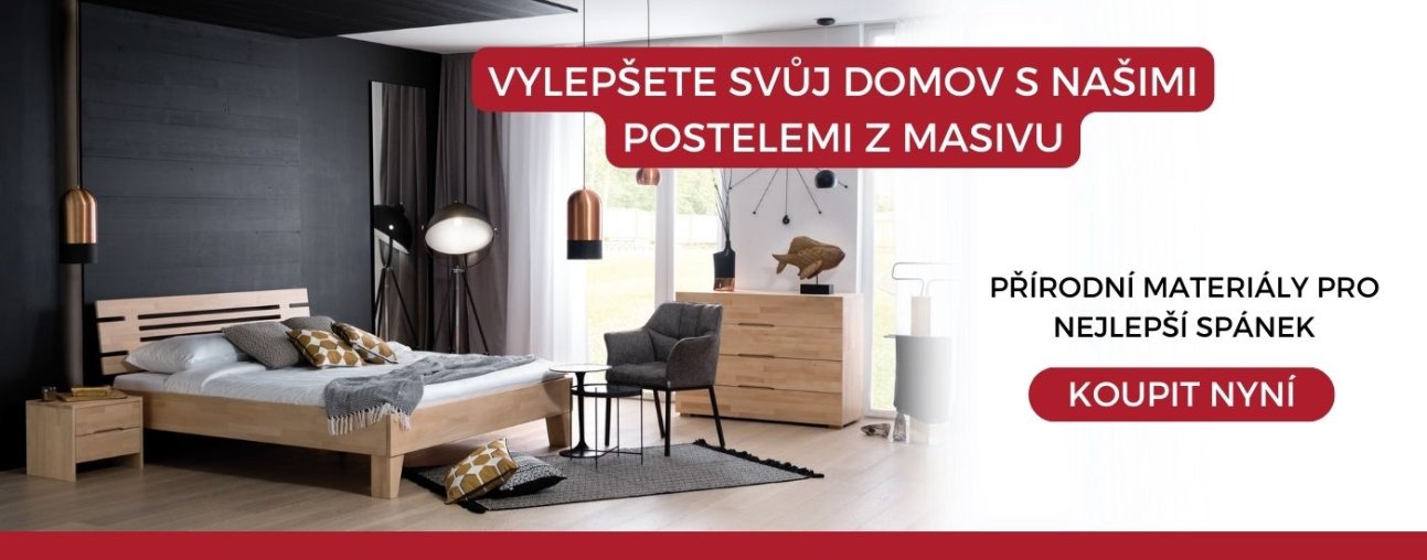 Nové postele z masivu