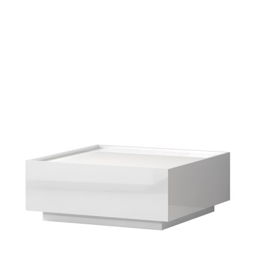 Konferenční stolek PIANO KLS-2F bílá lesk
