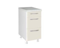 Spodní skříňka IN MDF D40 3F B - béžová lesk