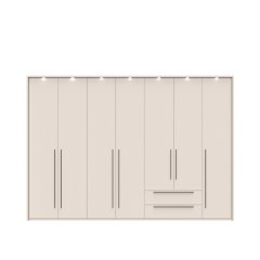 Sestava skříní s rámem a osvětlením OPERA - P72B/OP - Cashmere lak mat