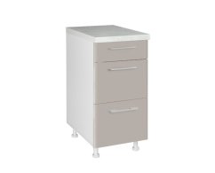Spodní skříňka IN MDF D40 3F B - cashmere lesk