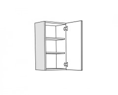 Horní skříňka IN MDF V 40 - béžová lesk