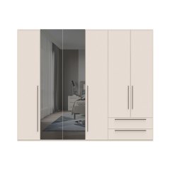 Sestava skříní  se zrcadly OPERA - P62-2OG/OP - Cashmere lak mat