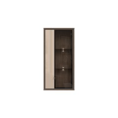 Závěsná vitrína VK-2KS/LF - 59x119x32 cm
