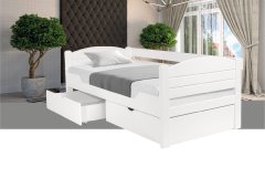 Postel z masivu K1 SOFA 90 PLNÁ PLUS - buk