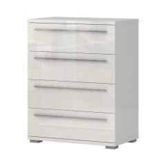 Komoda PIANO - F4/PN béžová lesk