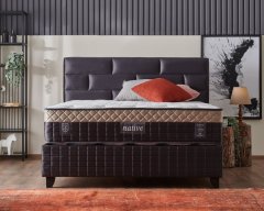 Čalouněná postel NATIVE - antracit