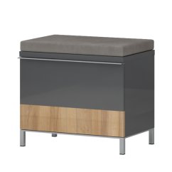 KOMODA ONYX - K1 antracit/ořech pacific