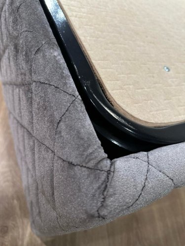 Čalouněná postel DELUXE s matrací - šedá