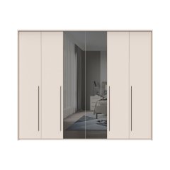 Sestava skříní s rámem a zrcadlem OPERA - P6A-2OG/OP - Cashmere lak mat